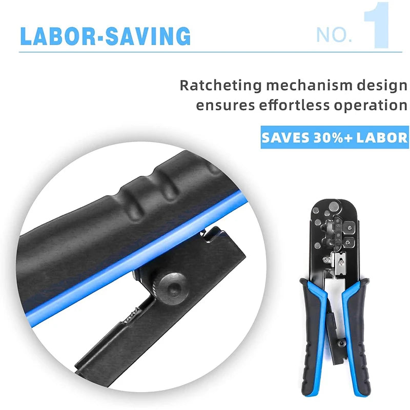 RJ45 Network Cable Crimping Tool - Kit Options