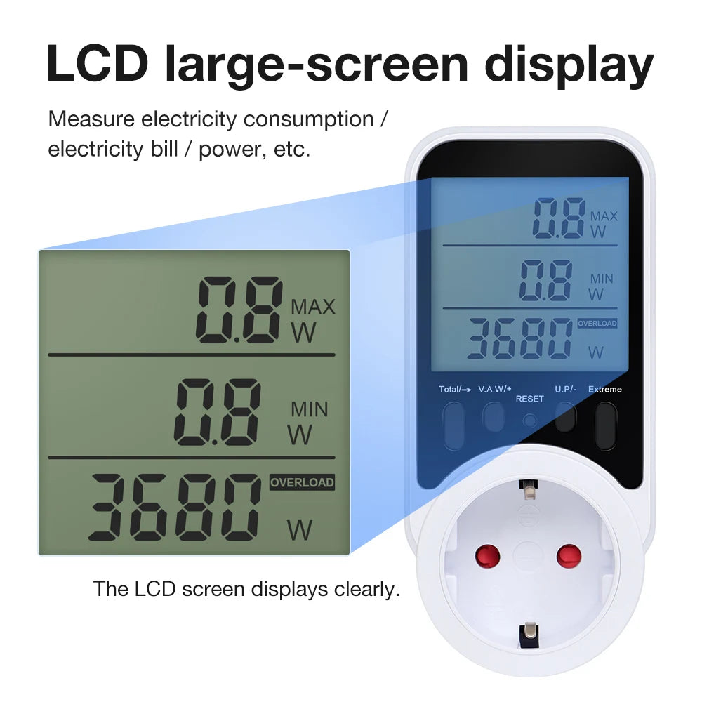 PMB06 Plug-In Electricity Usage Meter