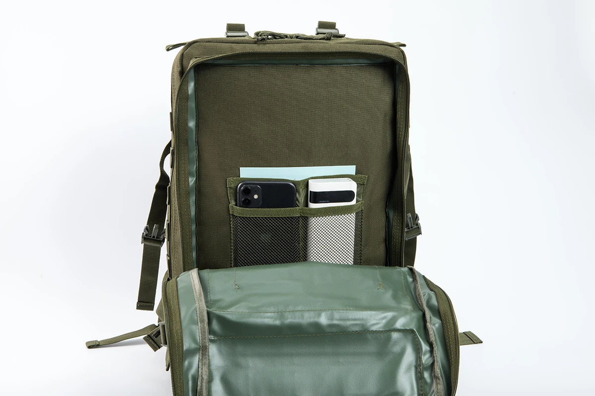 45L Tactical Backpack Large Capacity Outdoor Rucksack