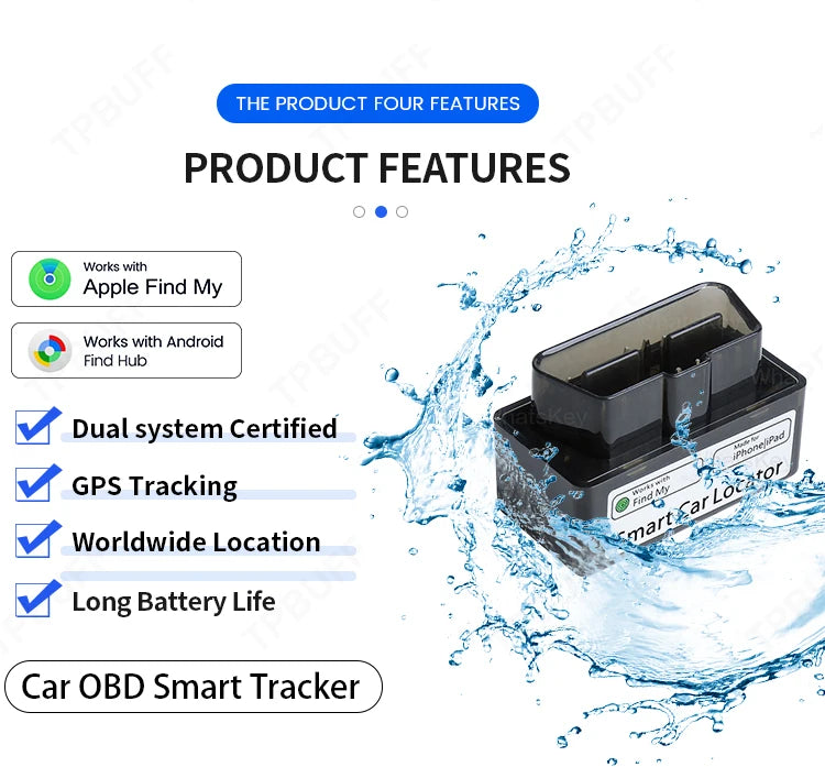  Google Find My Car OBD pour iPhone, Android et IOS, compatible avec tous les localisateurs OBD de voiture, traceur, anti-perte, app gratuite, Fin