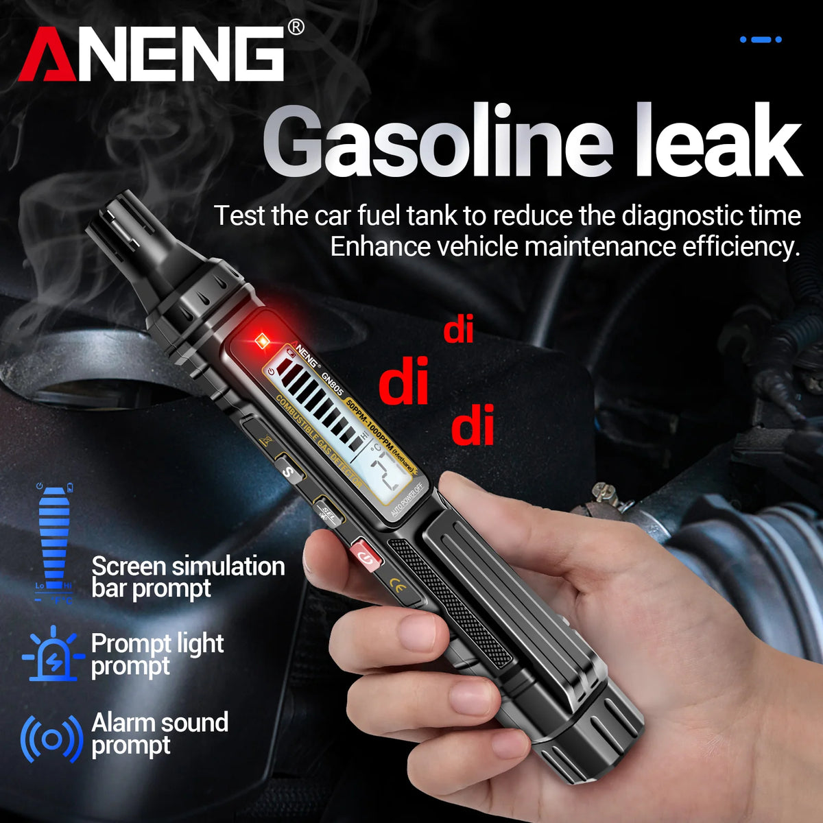 GN805 Portable Combustible Gas Detector