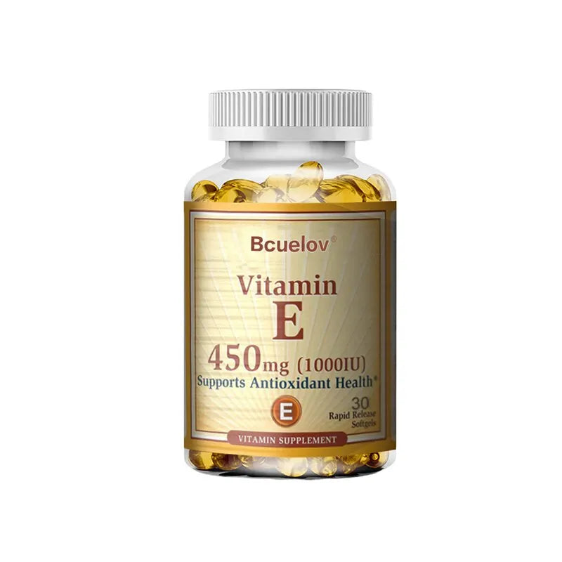 Cápsulas de suplementos de vitamina E