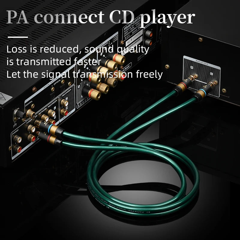 X10 stereo RCA-lydkabel, 2 RCA til 2 RCA