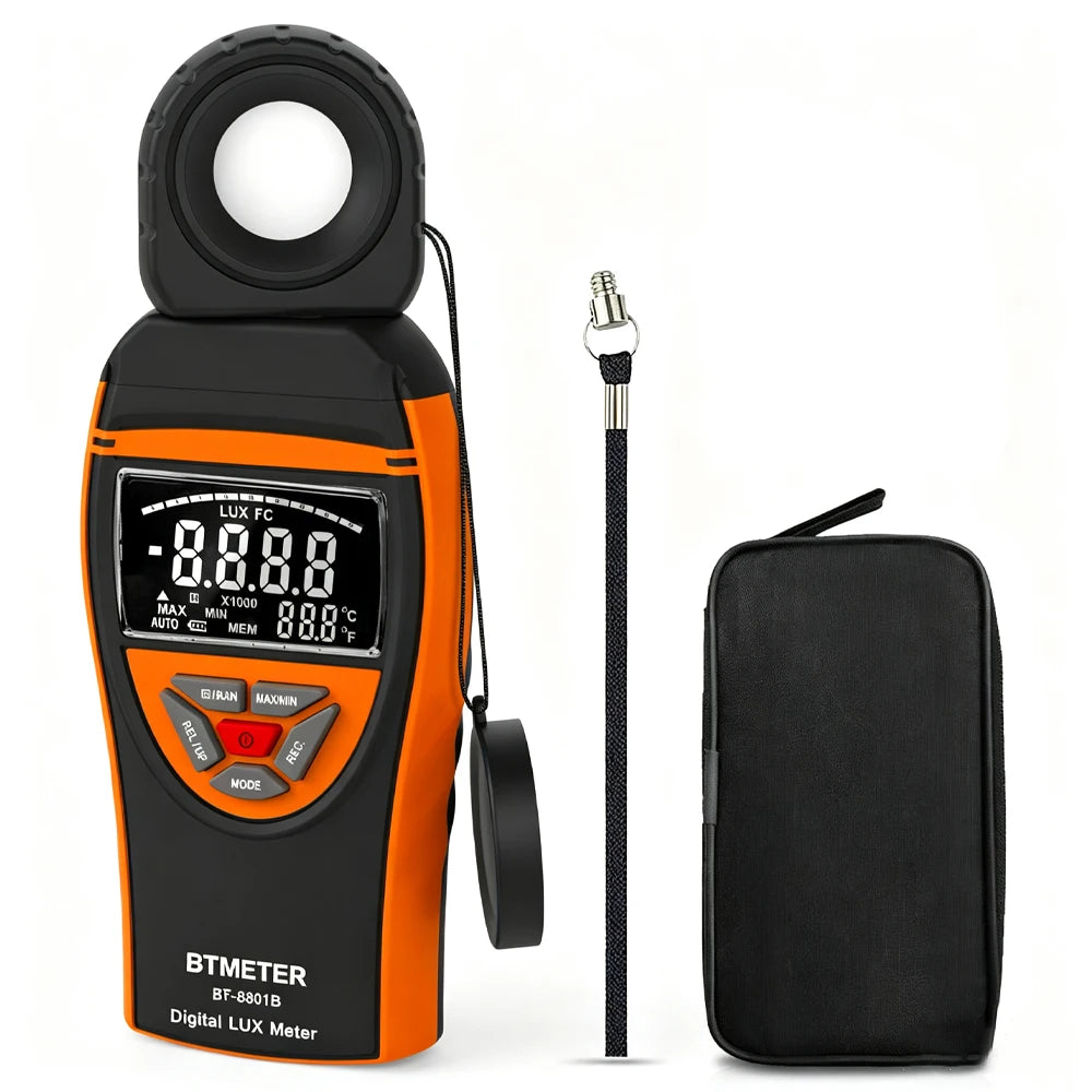 8801B Digital Light Meter with Rotating Sensor