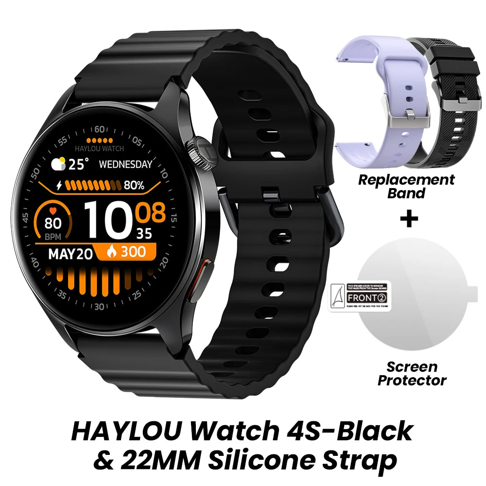 HAYLOU Watch 4S ceas GPS cu afișaj AMOLED de 1,43 inch
