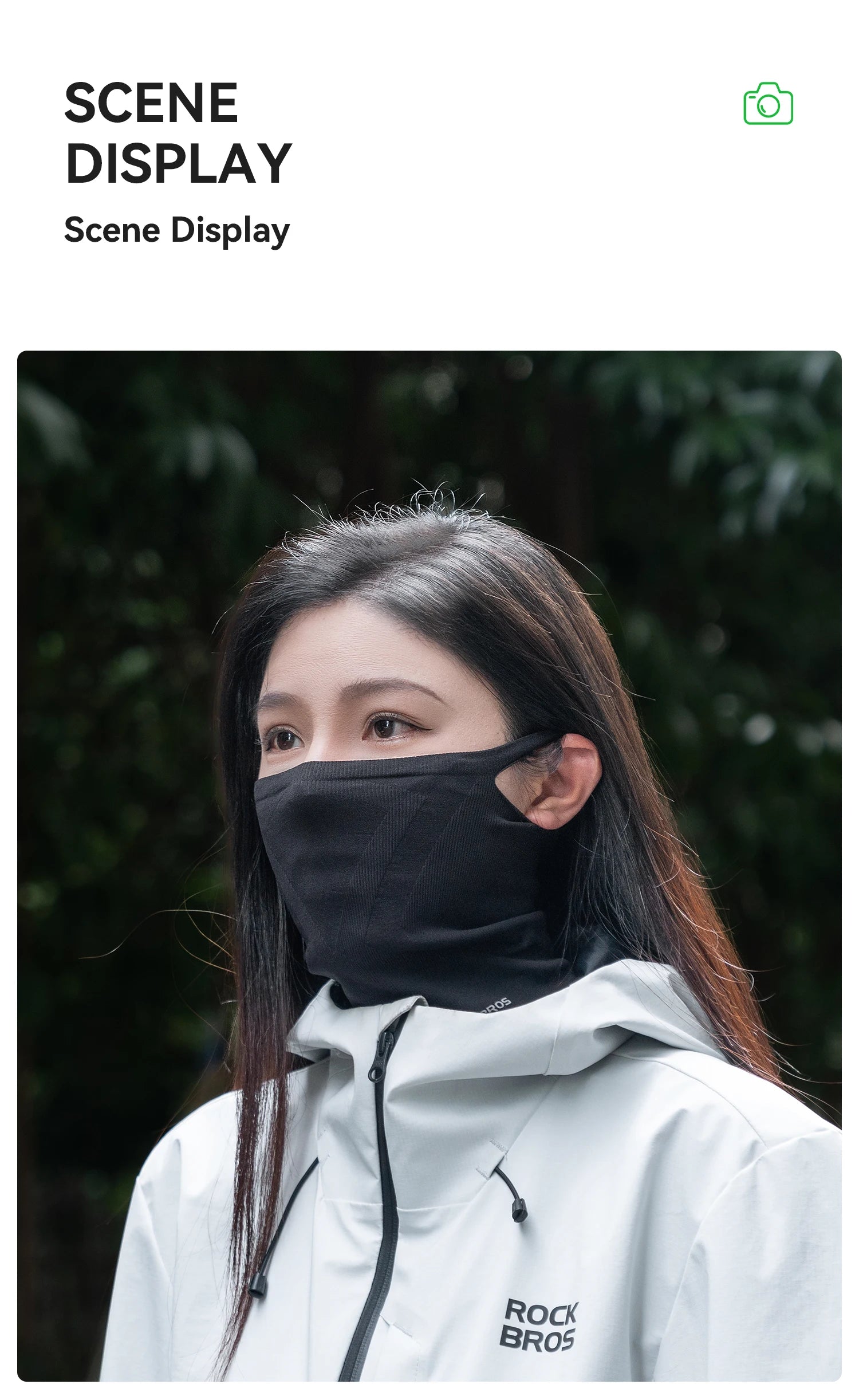 Cycling Face Mask Bandana Warmer for Outdoor Use