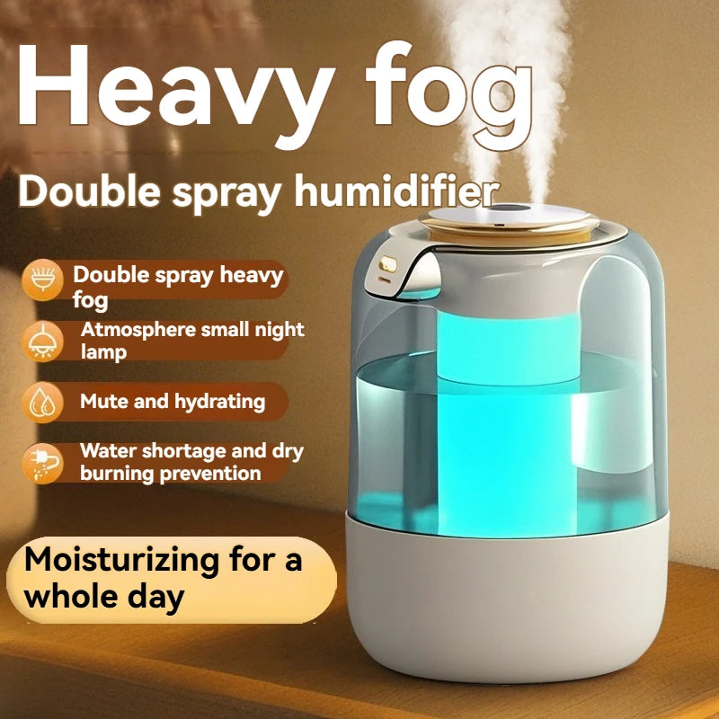 Ultrasonic Humidifier with Aroma Diffuser, Quiet Mist