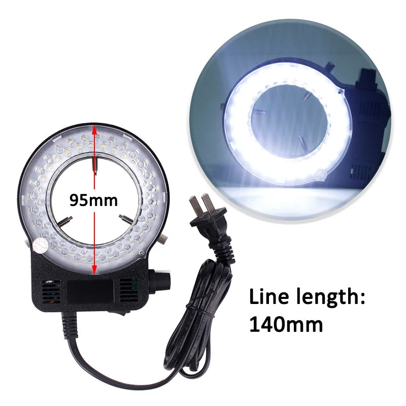 Adjustable Microscope Lighting: LED Ring or Twin-Arm Lamp