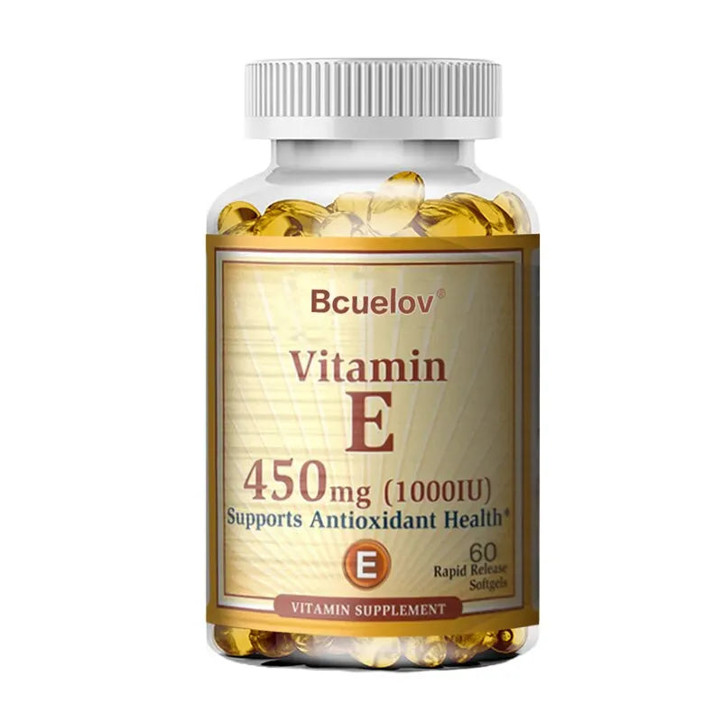 Cápsulas de suplementos de vitamina E