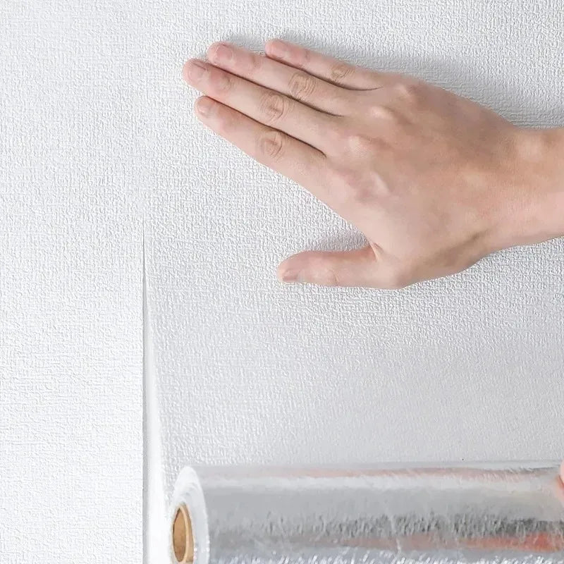 50cm Self-Adhesive Foam Wall Panel Wide 3D Linen PVC Texture Waterproof Soundproof Removable for Living Room Bedroom Home Decor 