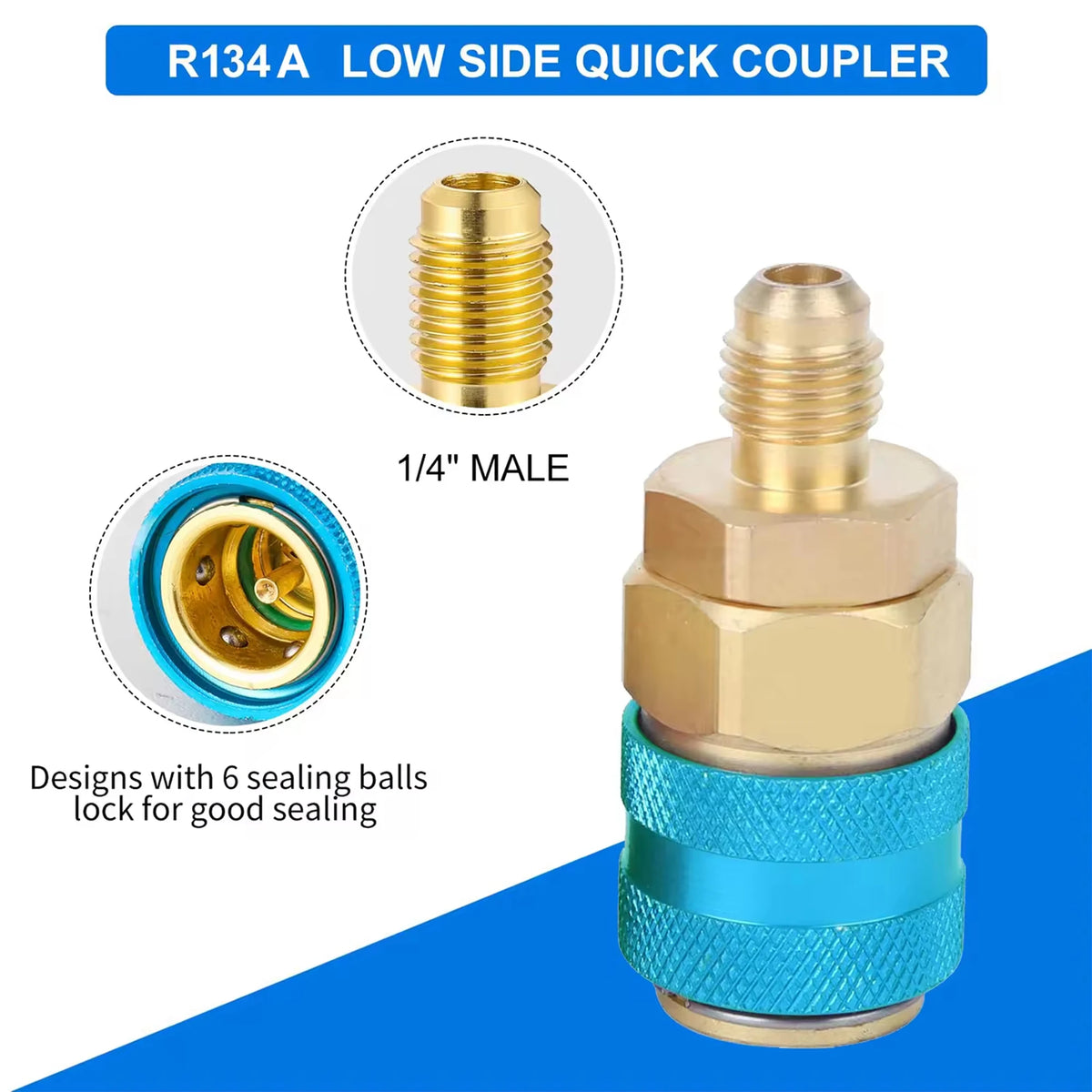Tuyau de chargement de réfrigérant R134A avec jauge Kit de recharge AC automobile Compatible outil de mesure de pression pour réparation de voiture