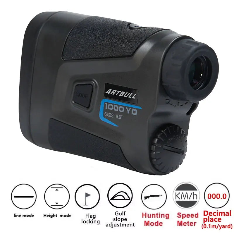 Golf Laser Rangefinder 1000M with Slope & Flag Lock Precision Meter