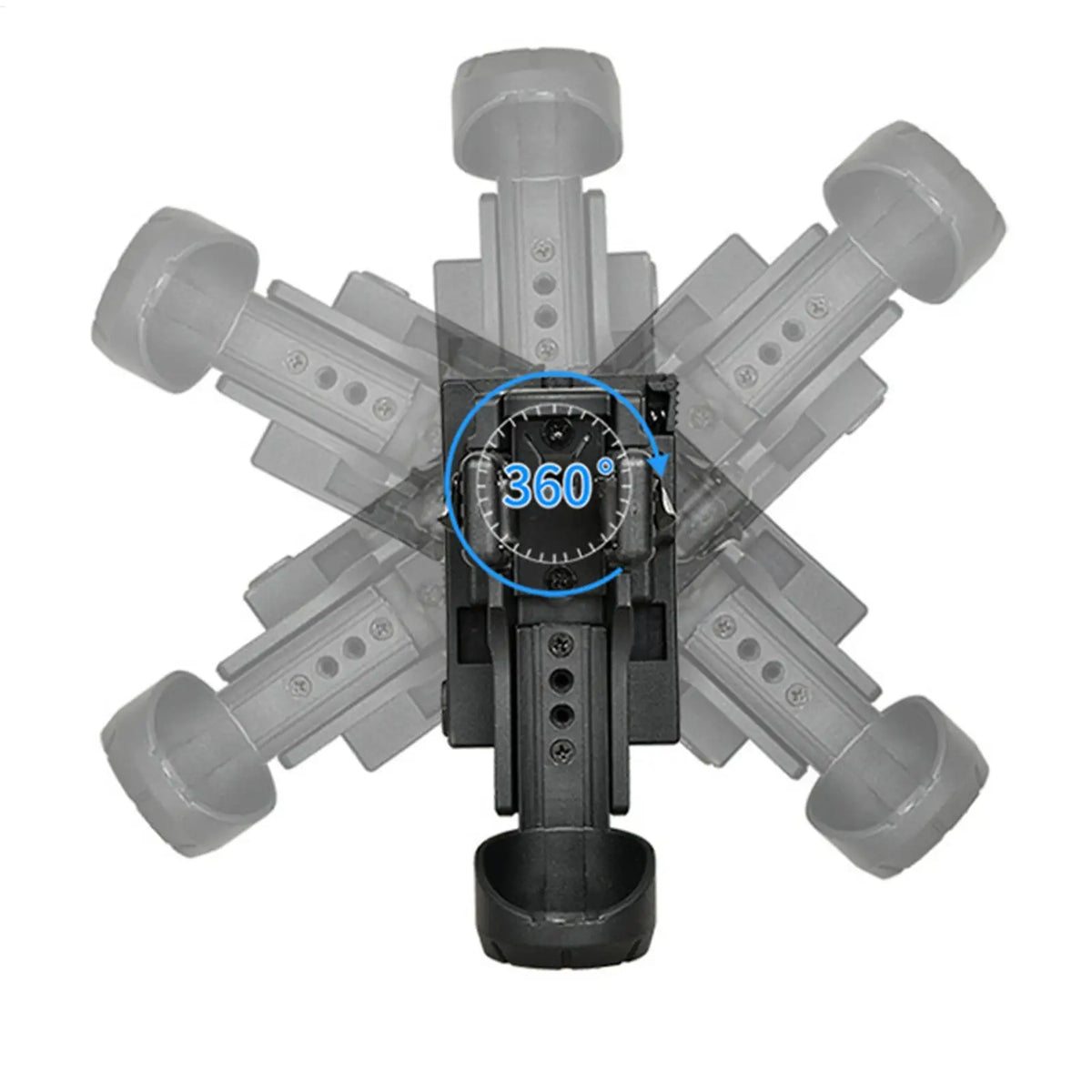 Rotating Quick-Release Flashlight Belt Holster