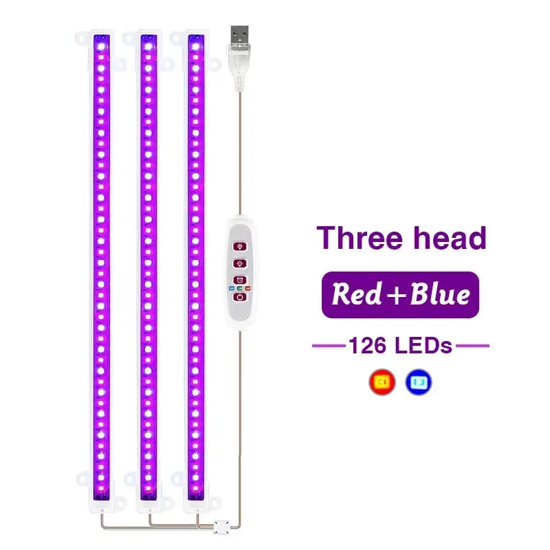 30 cm USB LED Plant Light Bars, 1–4 Bar Options