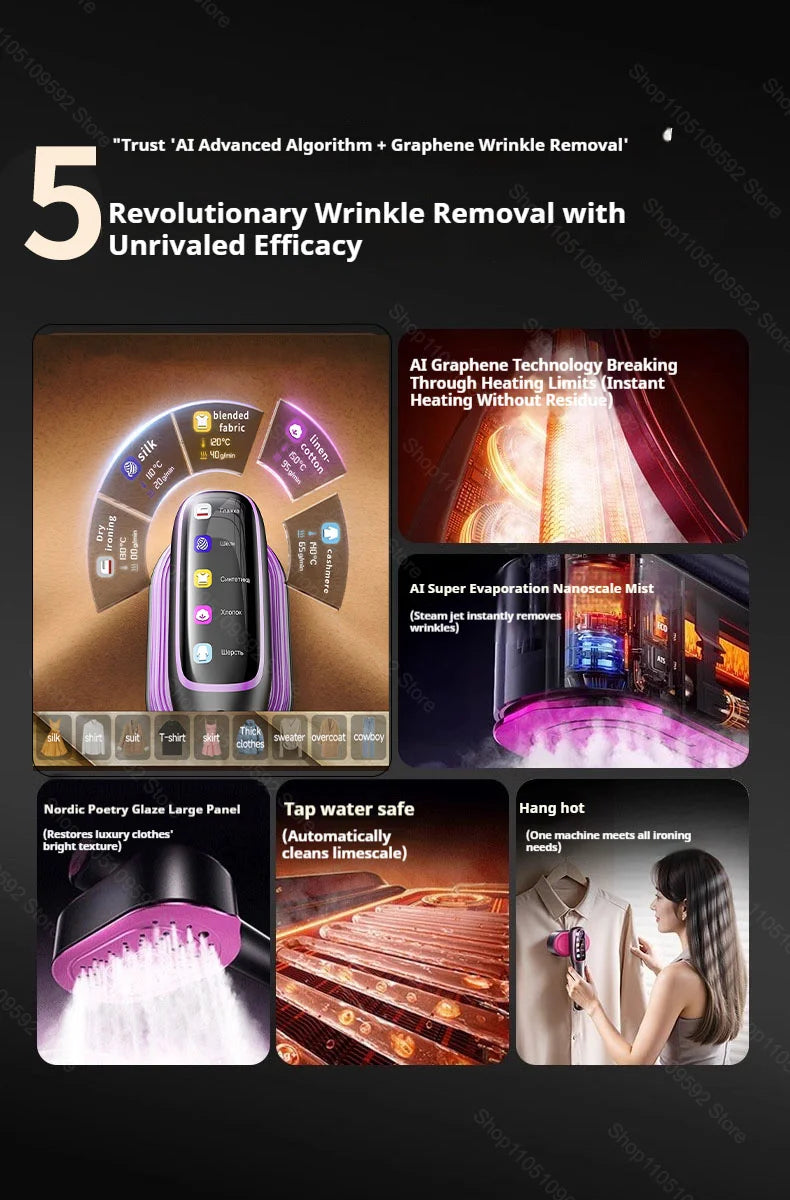 Ręczna parowa żelazko do ubrań – przenośny mini parownik do odzieży