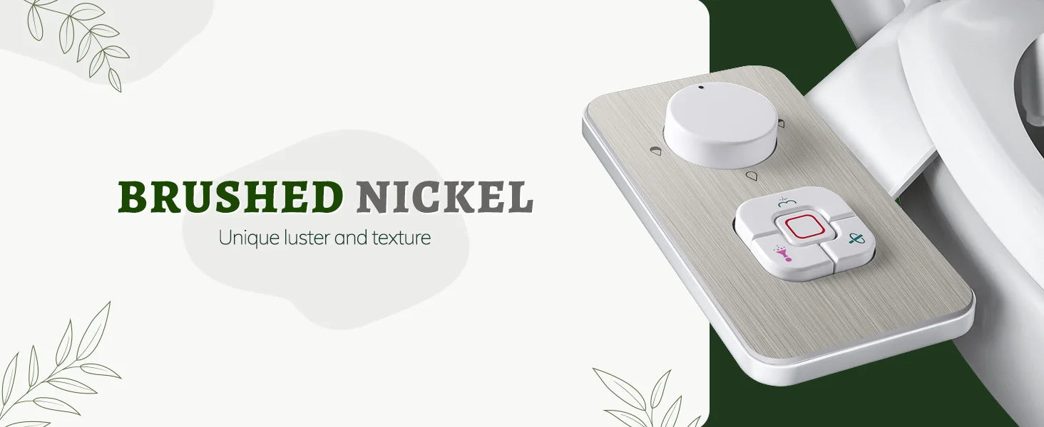 Ultra‑Thin Bidet Toilet Seat Attachment with Dual Nozzles