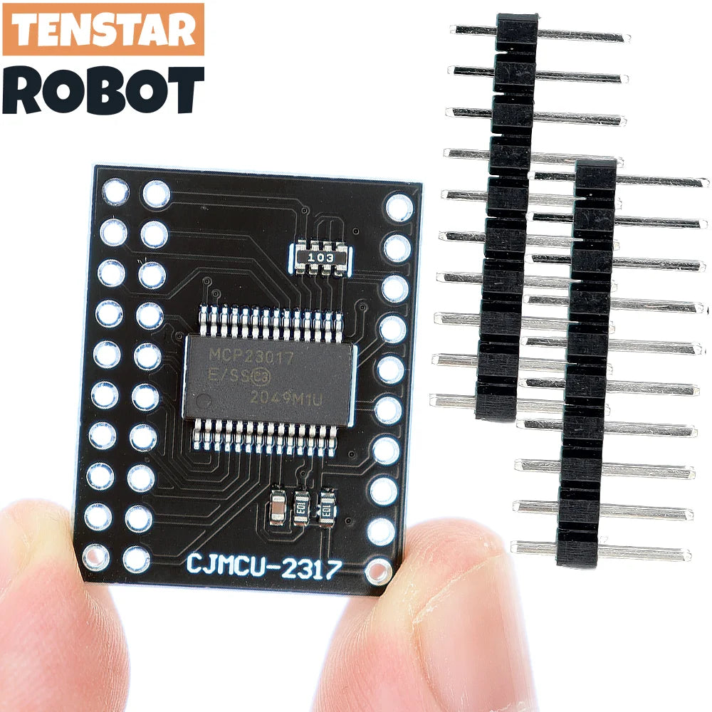 Twee MCP23017 I2C I/O Expanders