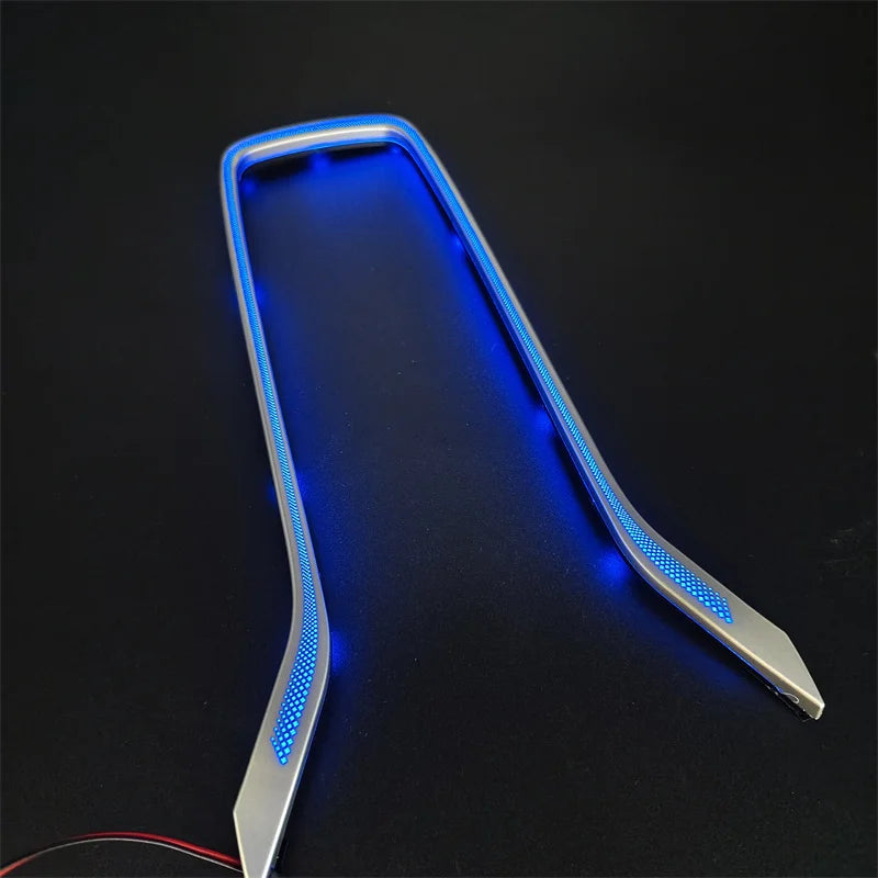 LED Cup Holder Light For Toyota Corolla Cross 2020 2021 2022 2024 Blue Interior Central Armrest Frame Atmosphere Decorative Lam