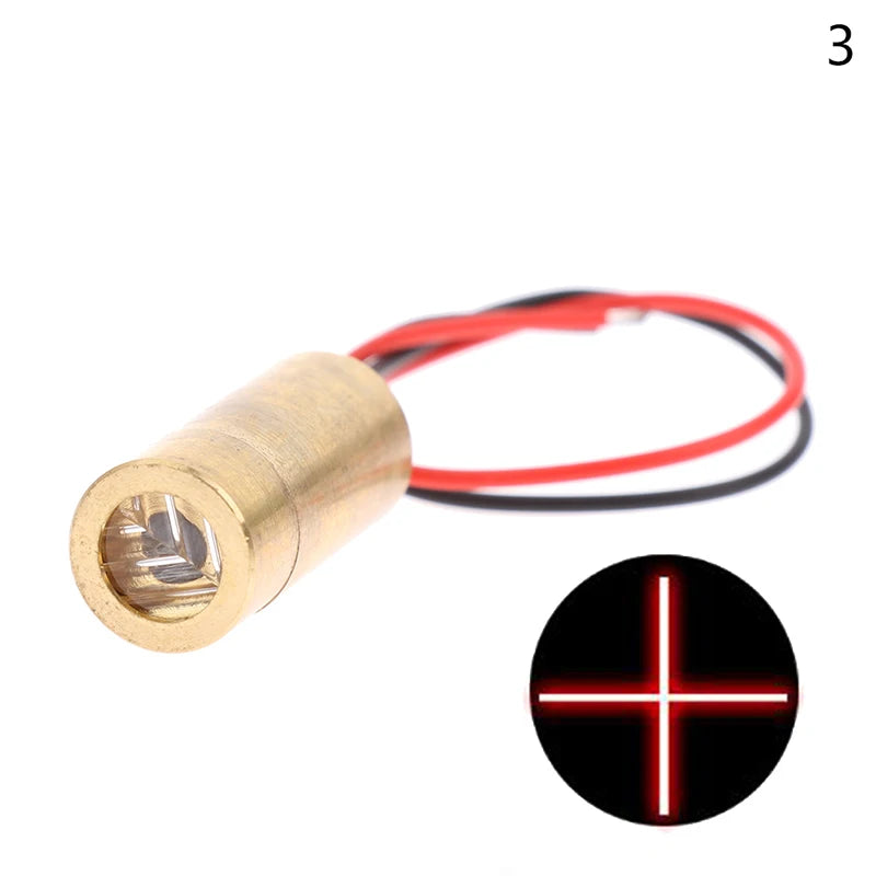 Modulo laser rosso da 650 nm - punto, linea o croce