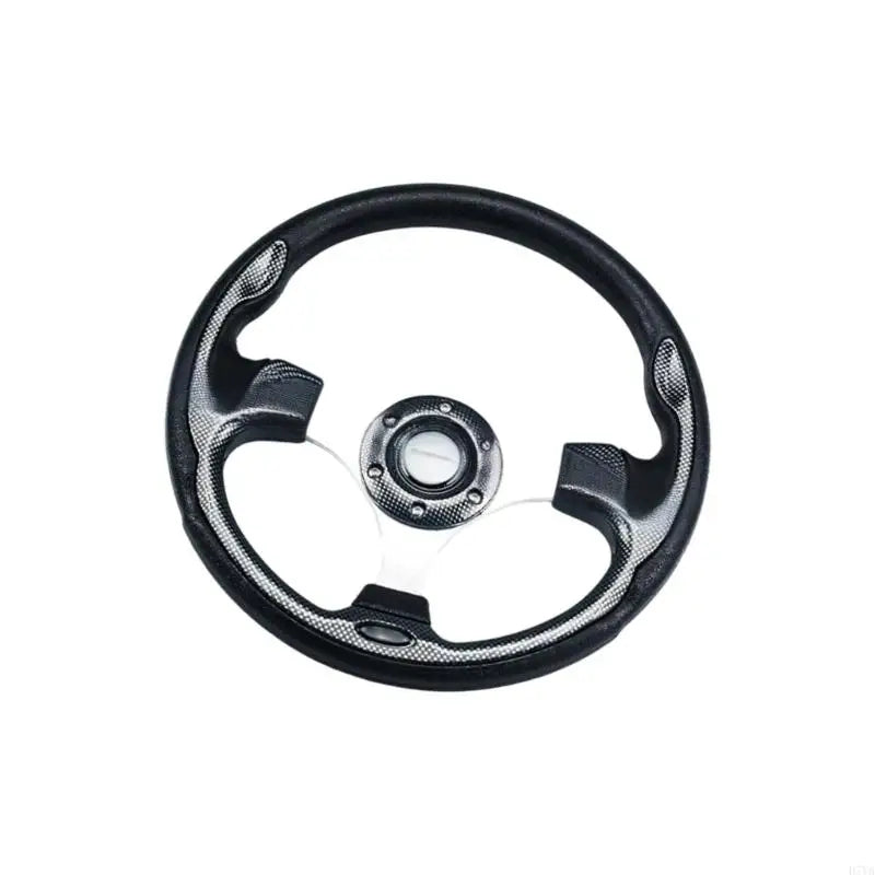 13-Inch PU Steering Wheel with Carbon Fiber Texture Grip
