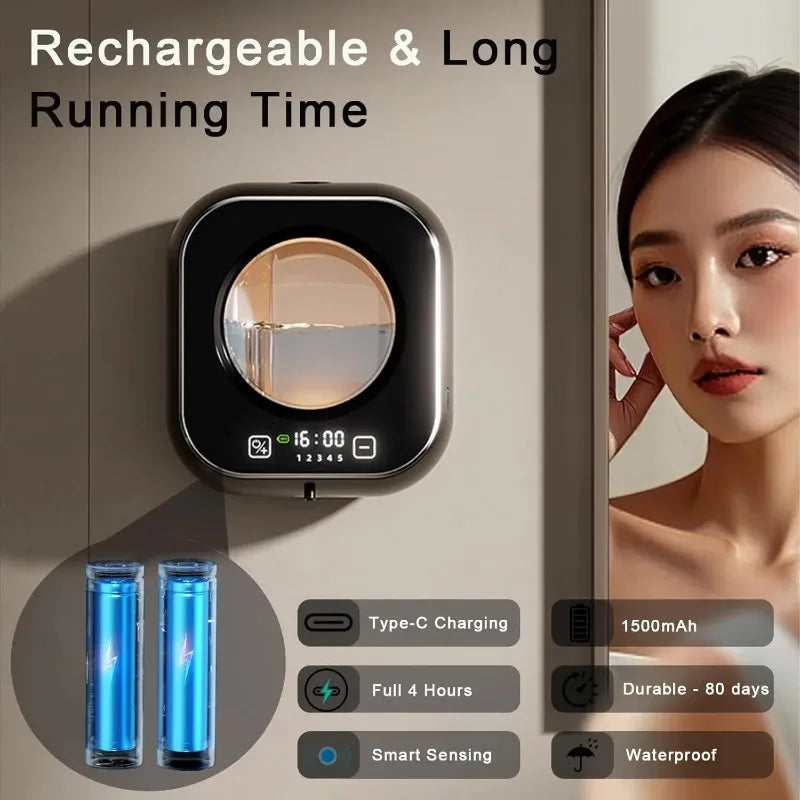 320ml Rechargeable Touch-Free Foam Soap Dispenser