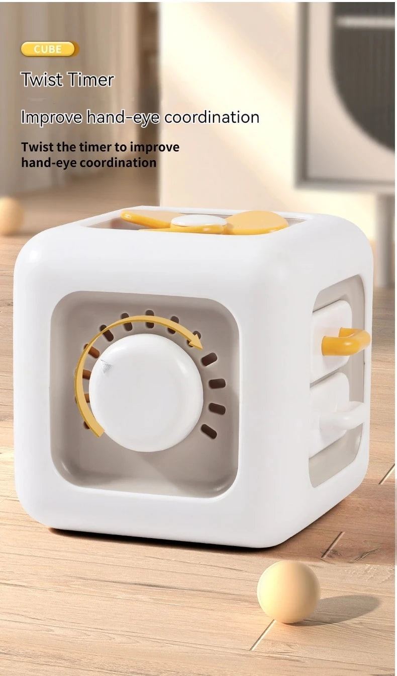 Montessori Magic Cube Šesťstranná aktivity krabica pre skoré učenie