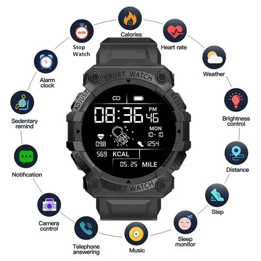 B33 Smart Watch Salute Frequenza cardiaca Connessione Bluetooth Pedometro Musica Meteo Tracker fitness esterno Bracciale sportivo intelligente