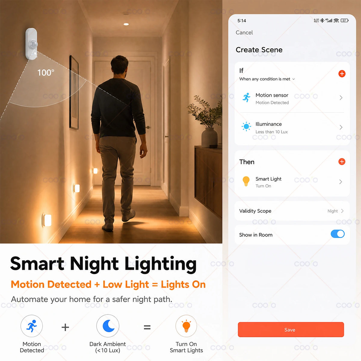 Tuya WiFi Motion Sensor with Optional Climate Readings