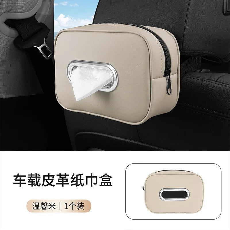 Car Seat-Back Organiser with Tissue Storage