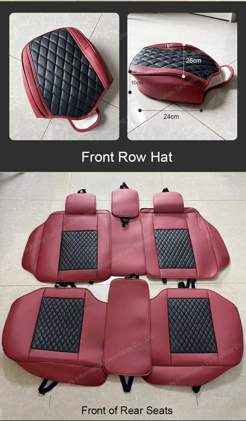 Універсальні чохли на автокрісла – комплект повного покриття з нубукової шкіри Nappa