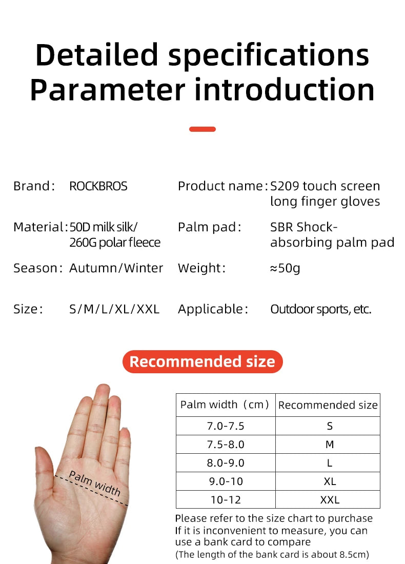 Thermal Cycling Gloves for Cold Weather Riding