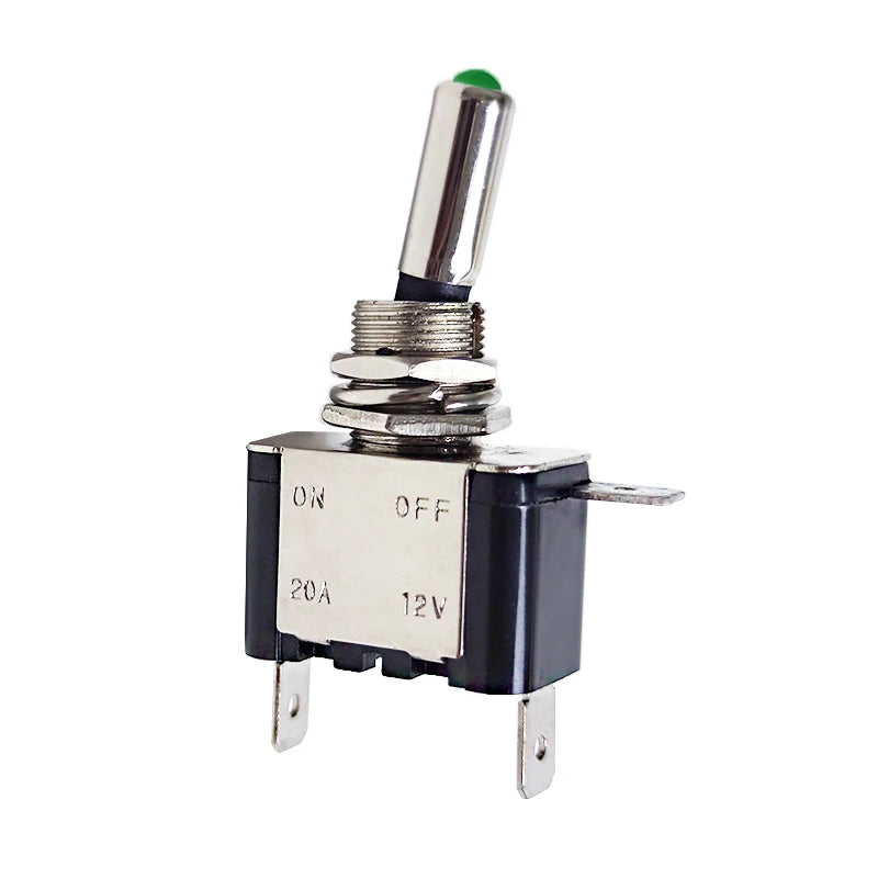 Interruptor basculante LED de 12 V, com escolha da cor do indicador