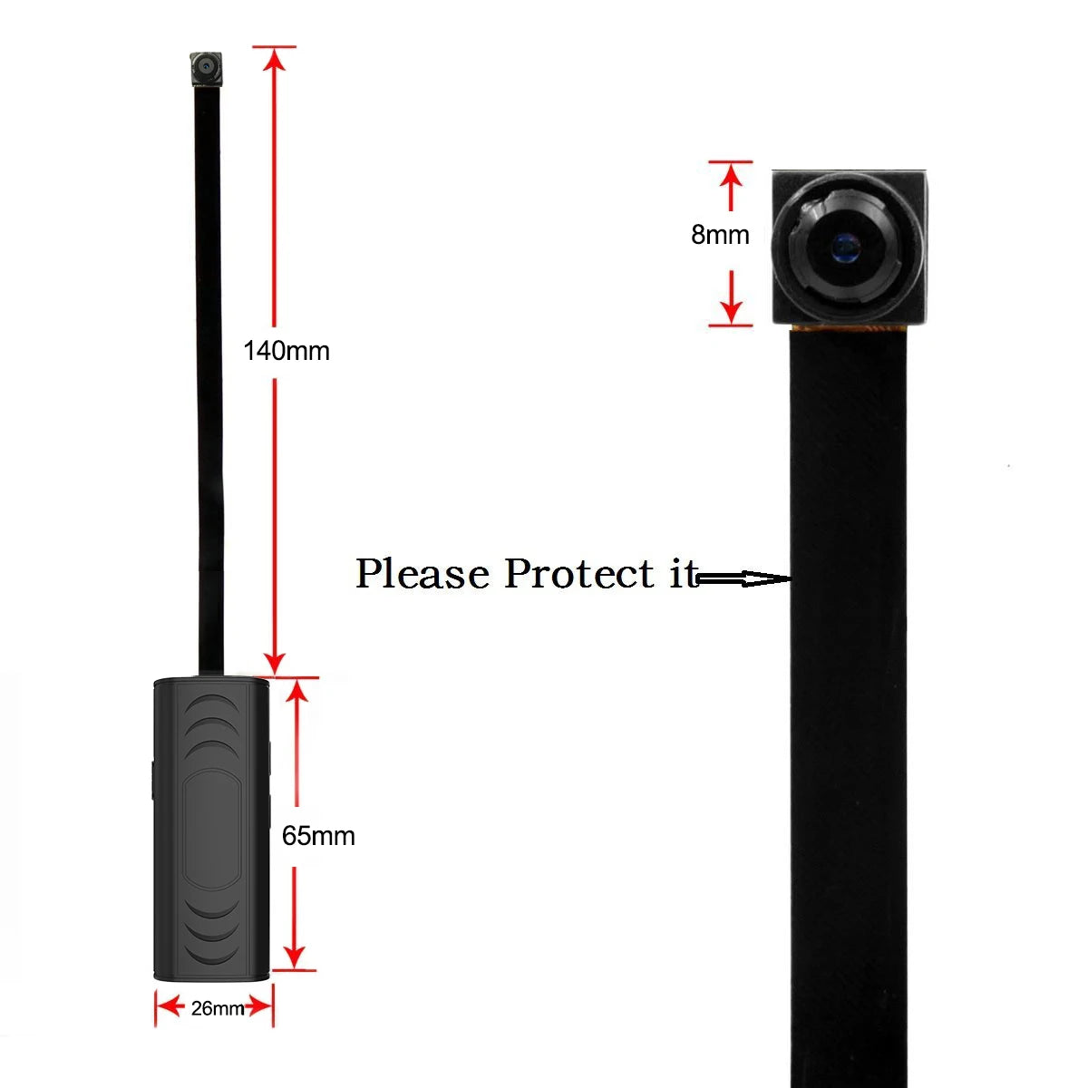 V1 Mini WiFi Camera with Memory-Card Support