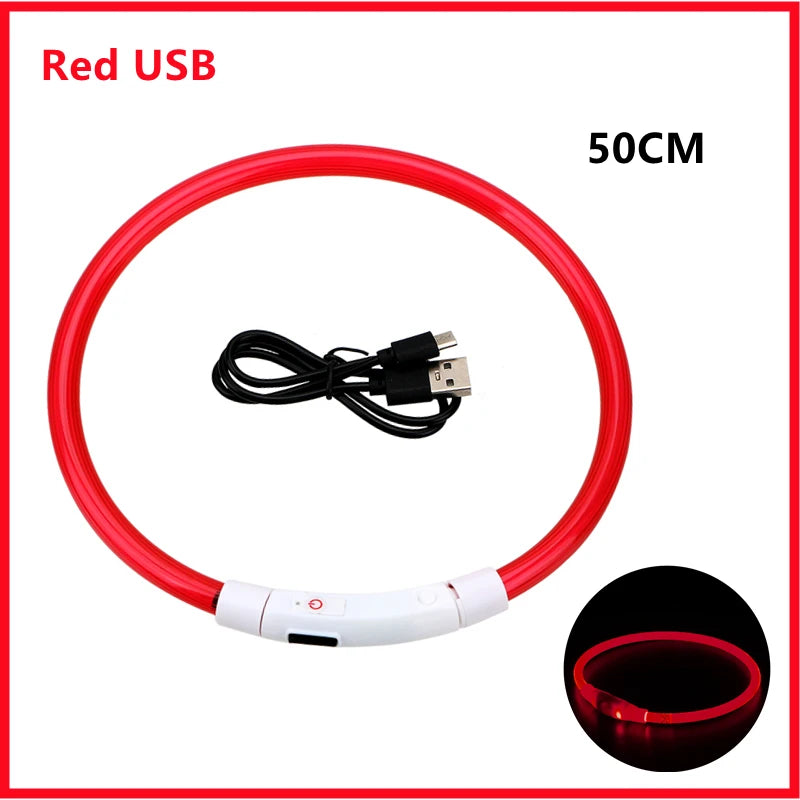 USB-Rechargeable LED Pet Collar