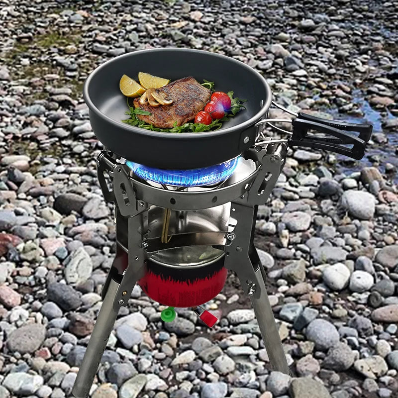 BRS-69 Outdoor Gas Stove 4360W Foldable Adjustable Camping Burner
