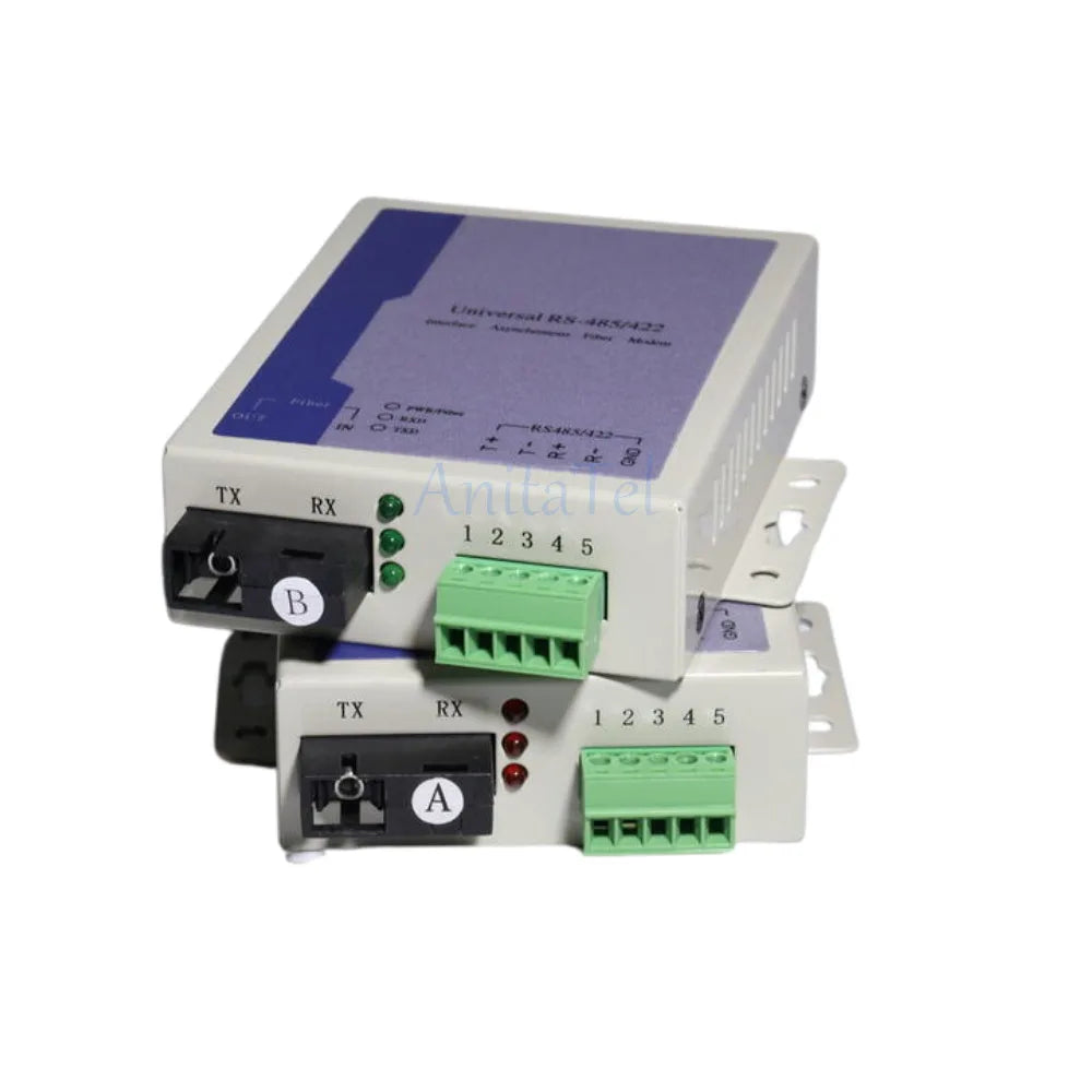 RS485-to-Fibre Bidirectional Media Converter