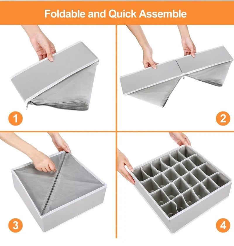 Składane pudełko do przechowywania bielizny