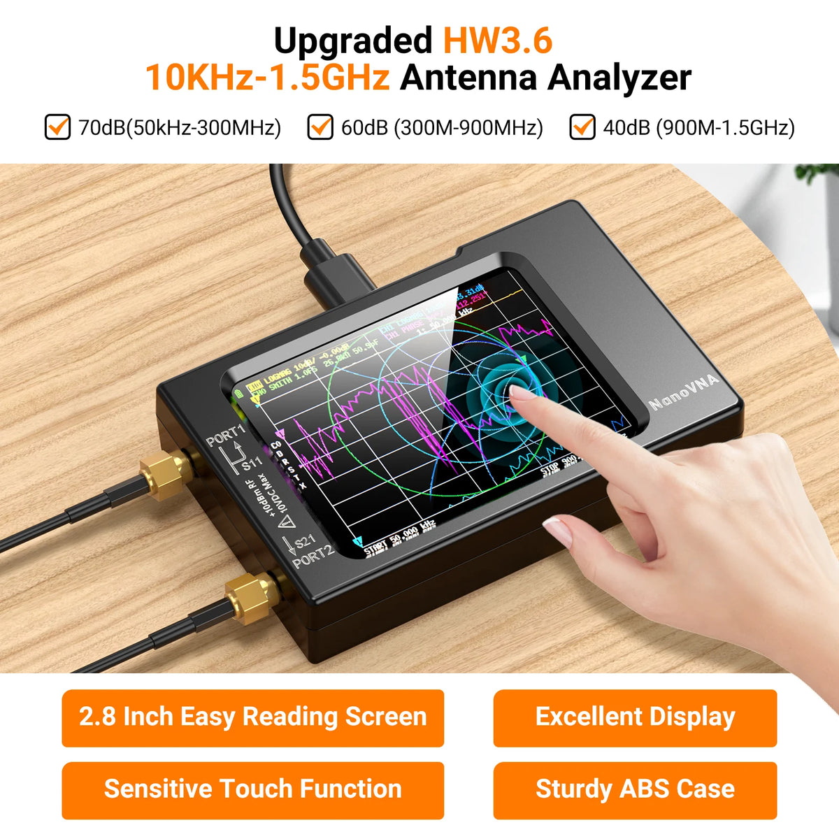 NanoVNA-H/H4 Vector Network Analyzer
