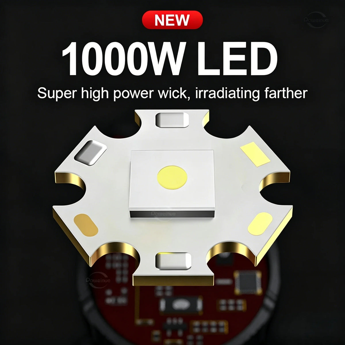 Rechargeable Zoom LED Torch, Large or Small COB Option