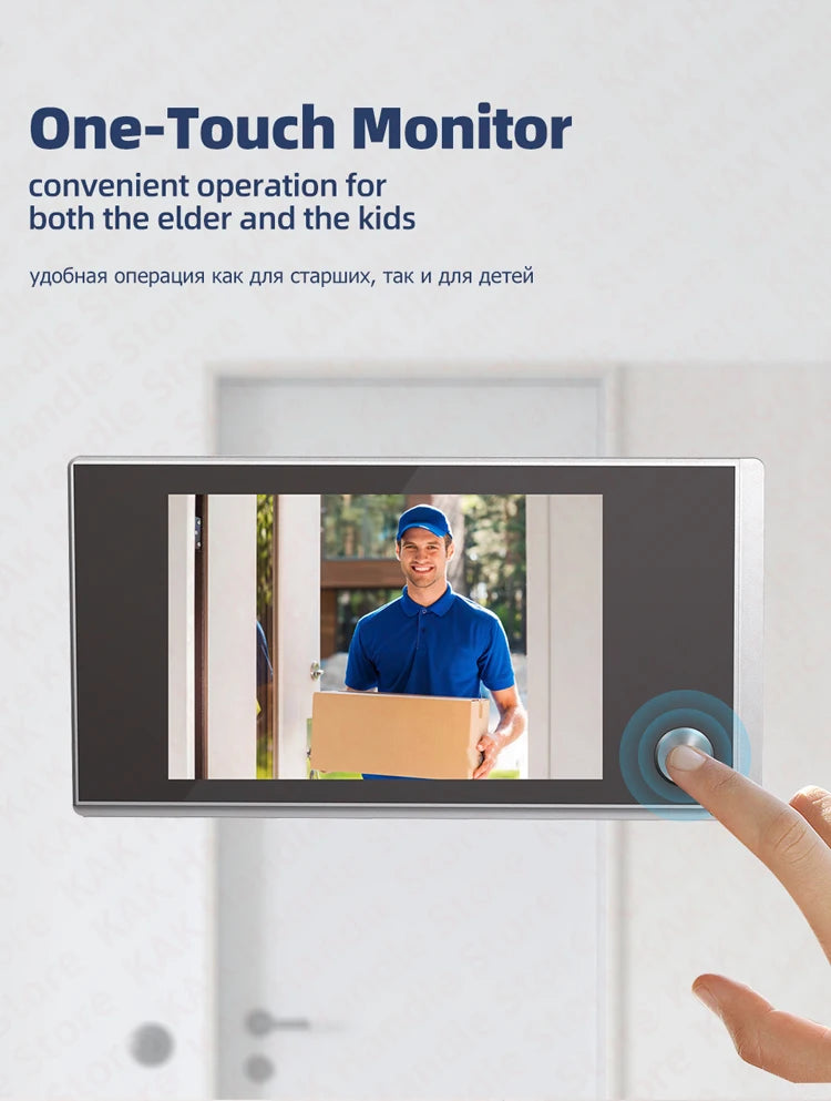 Digital Door Peephole Camera with 3.5" LCD Screen