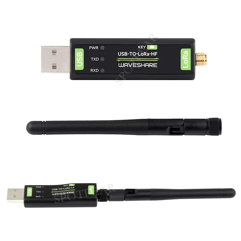 Dátový modul USB-to-LoRa SX1262 - možnosti pásma