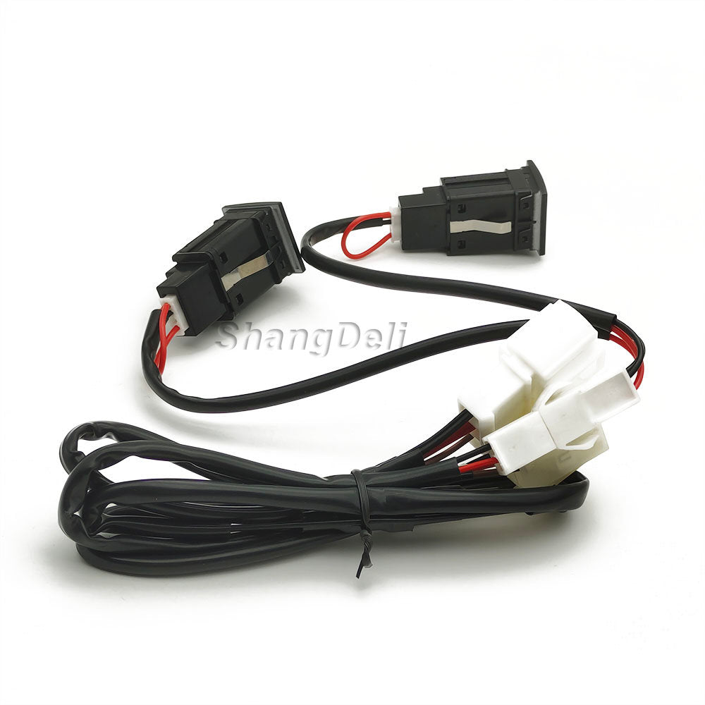 For VW Golf 6 MK6 Jetta 5 MK5 Scirocco 2006 - 2012 Car USB Charger PD Quick Charge QC3.0 Auto Phone Charging Adapter Button