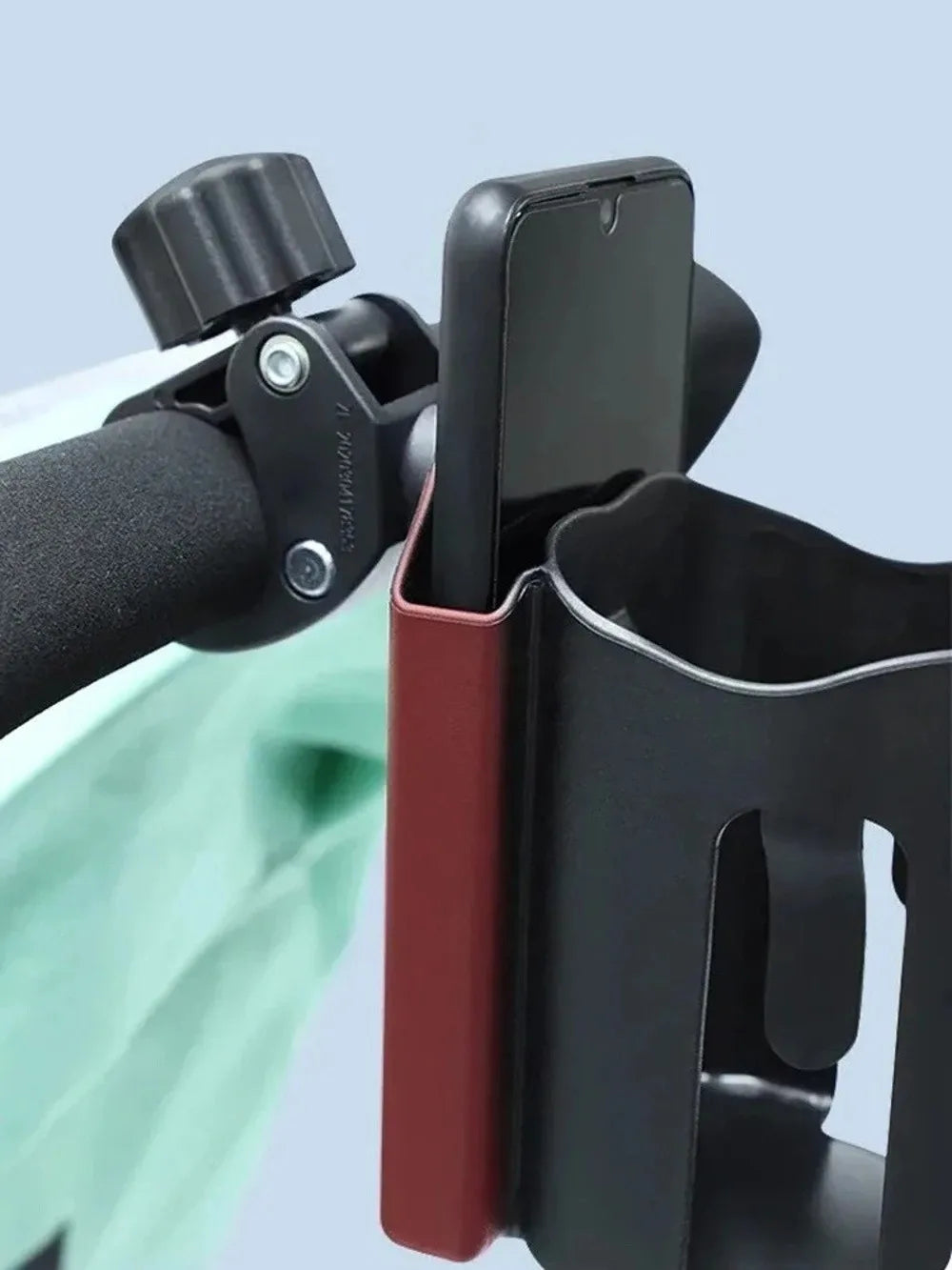Stroller Cup Holder with Phone Holder