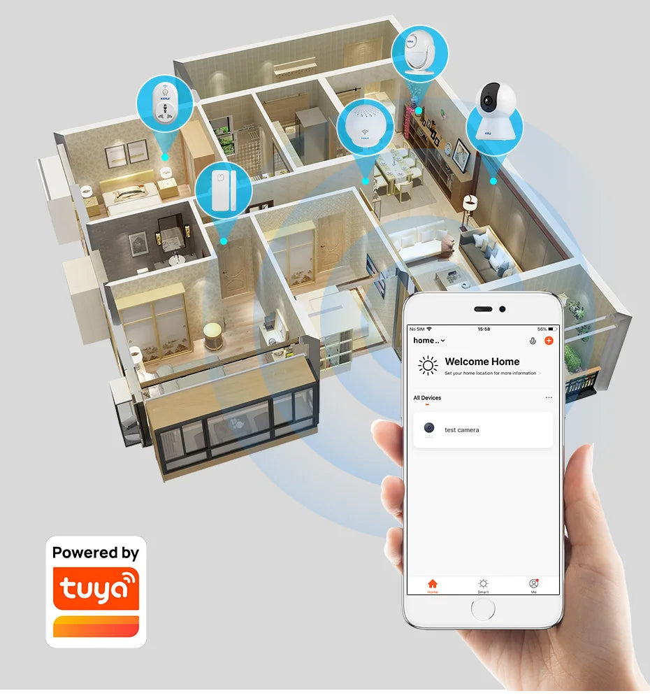 Wireless 3MP Mini WiFi IP Camera Indoor Security Camera