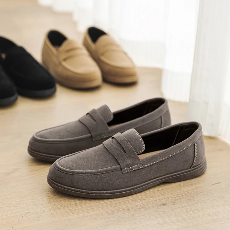 Men's Slip-On Loafers Lightweight Breathable Casual Walking Shoes