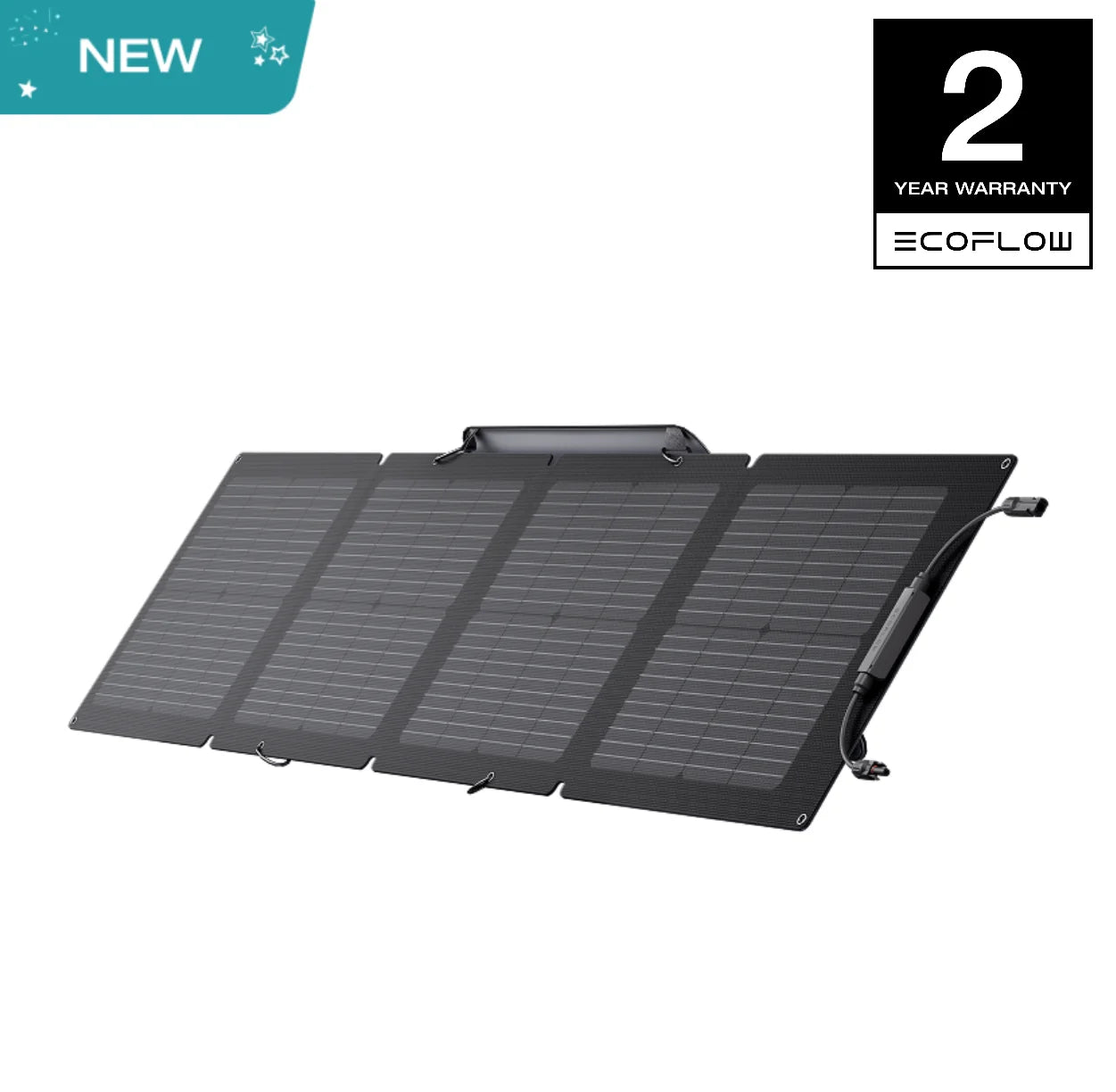 ECOFLOW Portable Solar Panel, Foldable with Carry Case, High 23% Efficiency, IP68 Water & Dustproof Design for Camping, RVs