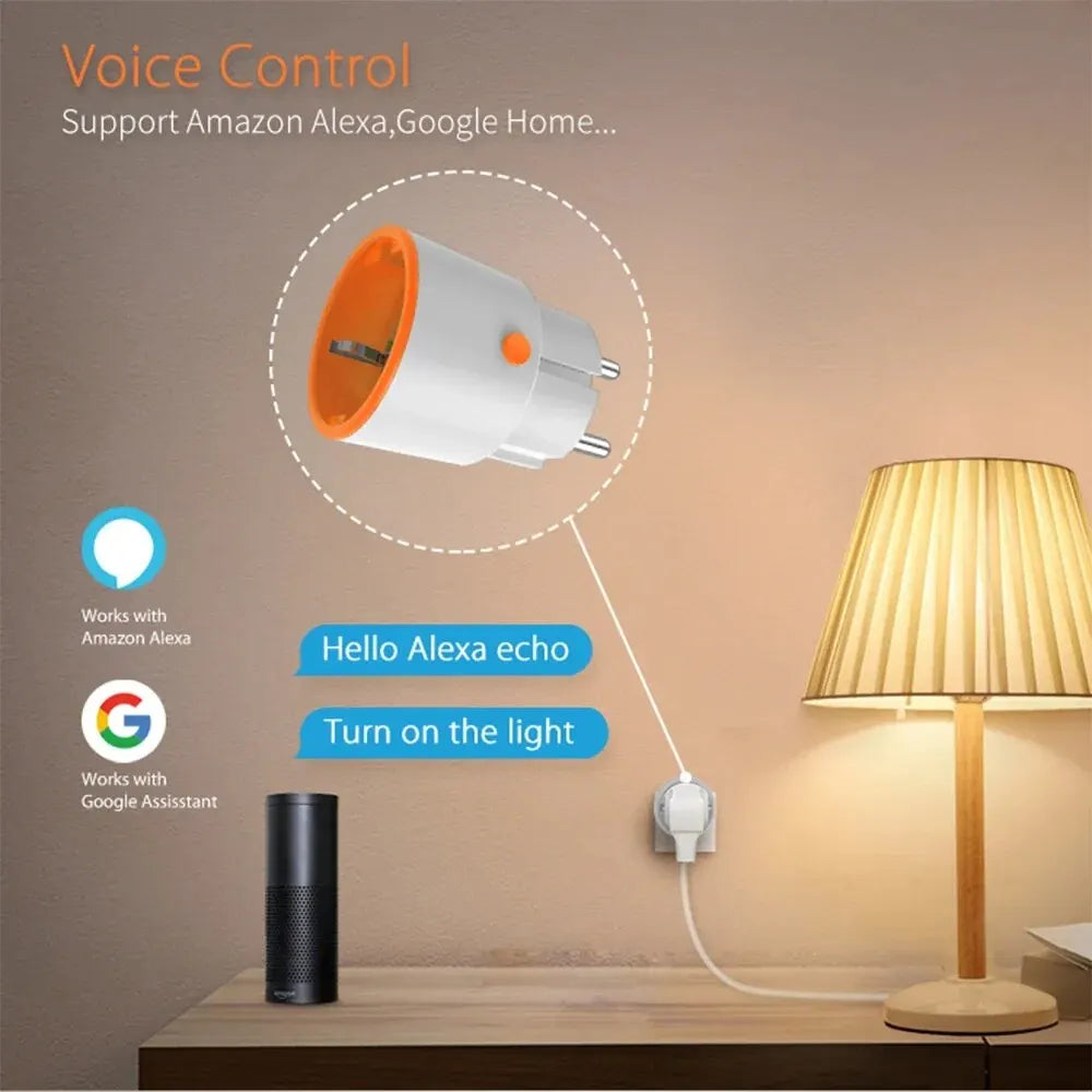 EU Zigbee Smart Plug with Energy Monitoring