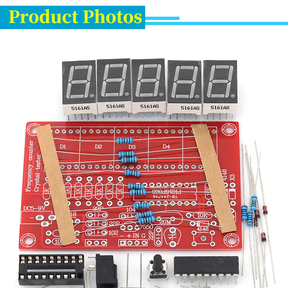 1Hz-50MHz DIY Frequency Counter Kit