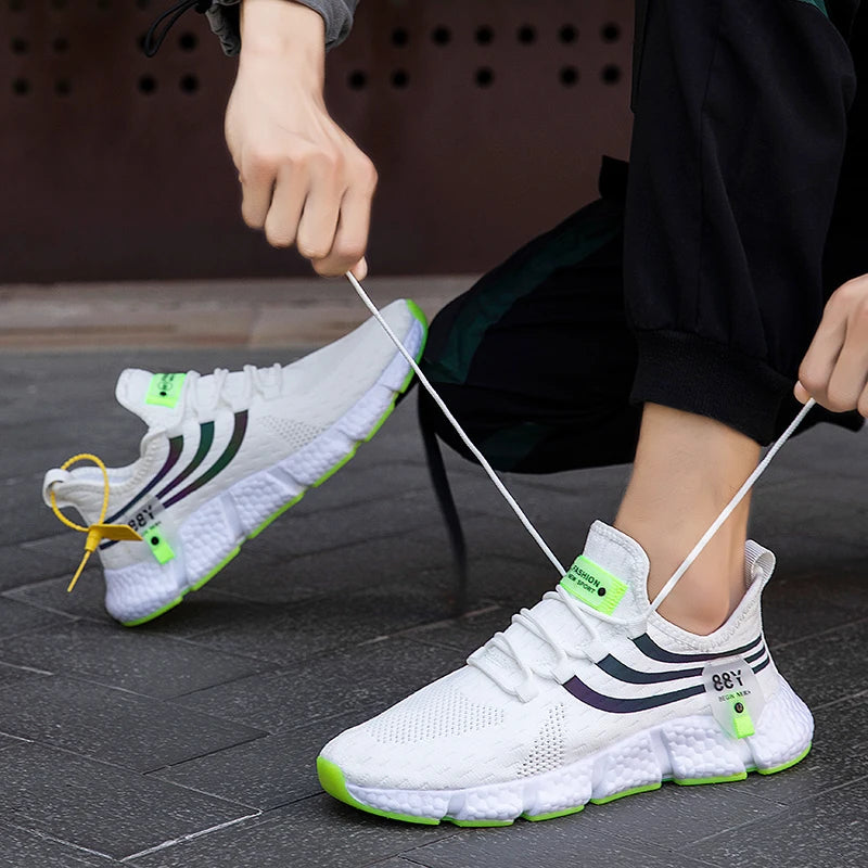 Δαντελωτά Ψηλά Sneakers με Δίκτυα – Μεγεθών και Χρωμάτων Επιλογές
