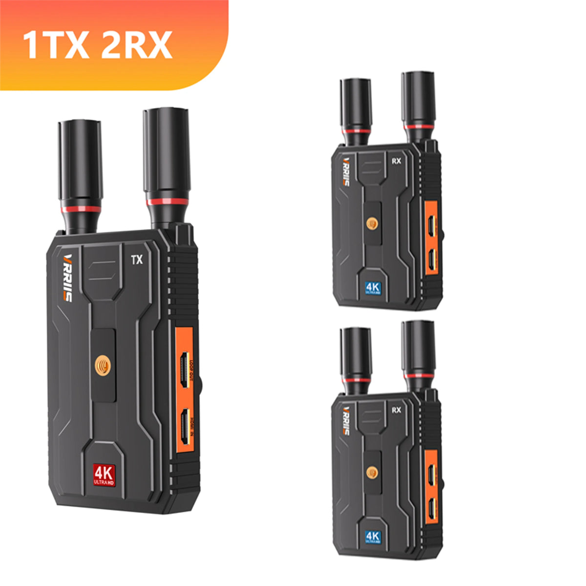 4K Wireless HDMI Transmitter and Receiver Extender Kit